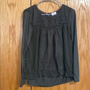 Long sleeve floral shirt